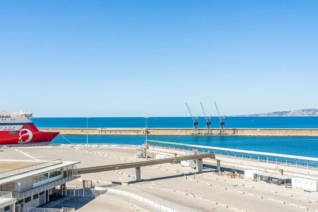 Apartmán T2 Vue Mer Au Pied De La Major Marseille Francie